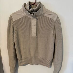 Athleta Hanover Hybrid 1/2 Zip Sweater